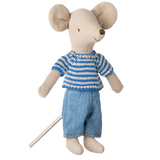 Knitted sweater and pants, Big brother mouse
