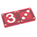Magna-Tiles microMAGS Aprender Números 56 pzas