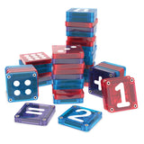 Magna-Tiles microMAGS Aprender Números 56 pzas