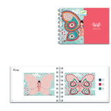 Kit de manualidades con mosaico de stickers - Mariposas
