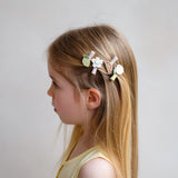 Peachy citrus mini clips