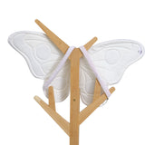 Alas de mariposa estampado de Terciopelo verde