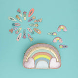 Rainbow and star mini clic clacs