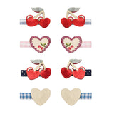 Red cherries mini clips