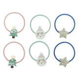 Ligas para el cabello Santa Claus