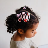 Scalloped heart clic clacs