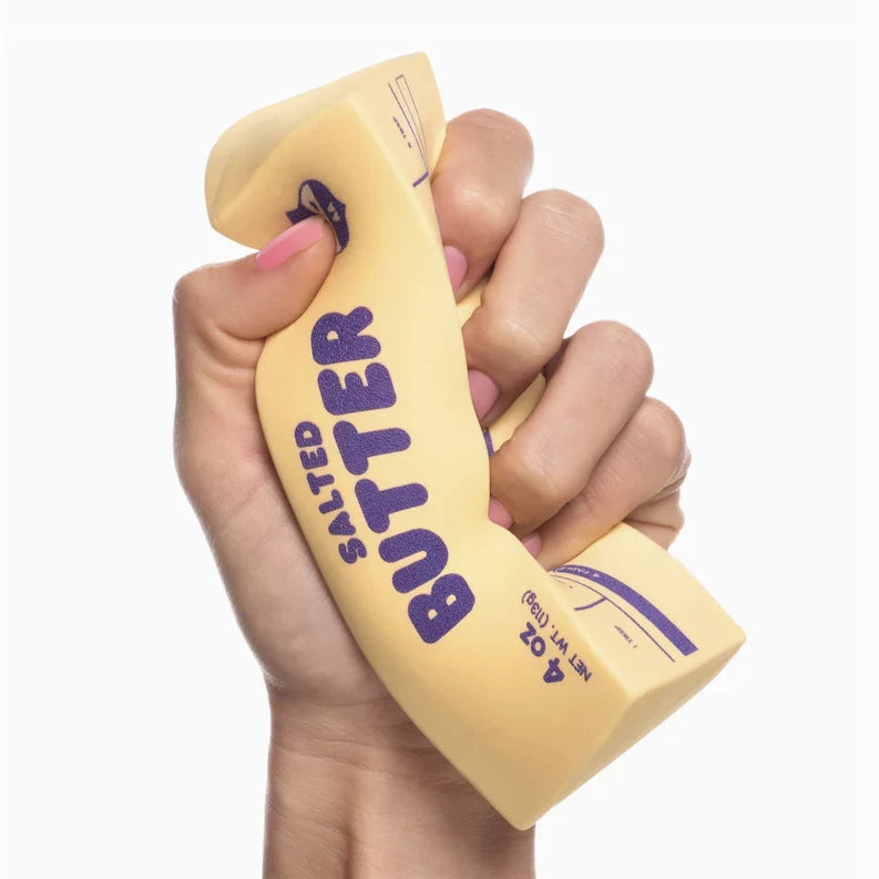 Butter Squishy Toy Kawaii en mano
