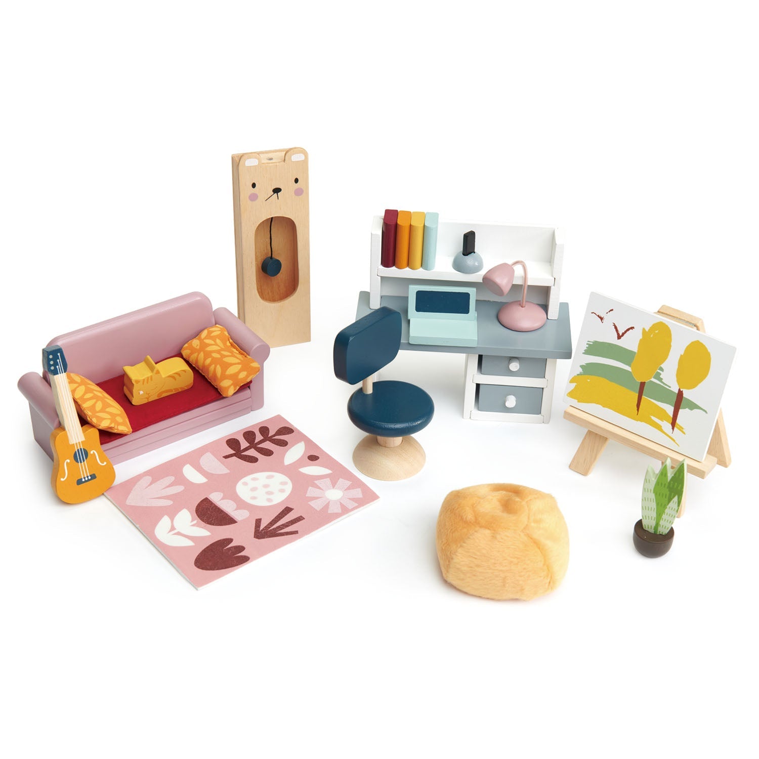 Set de estudio para casita (Dolls House Study Furniture) - foto 2