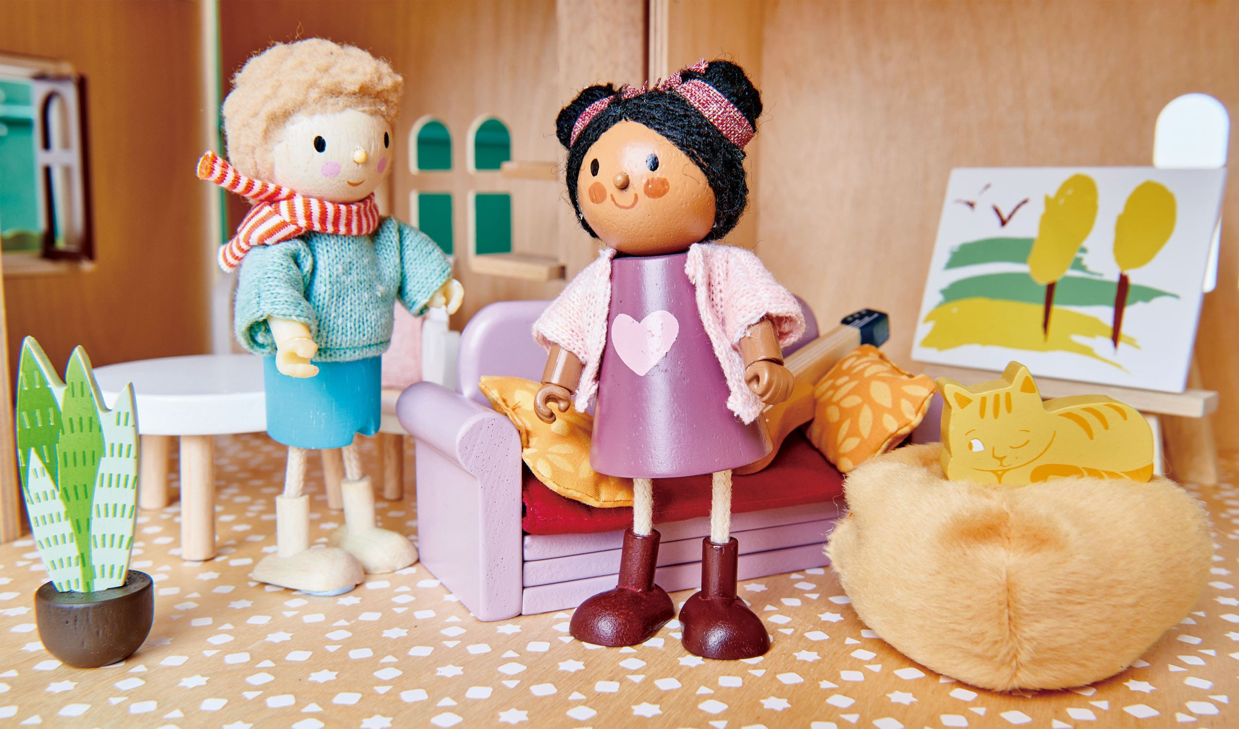 Set de estudio para casita (Dolls House Study Furniture) - foto 3