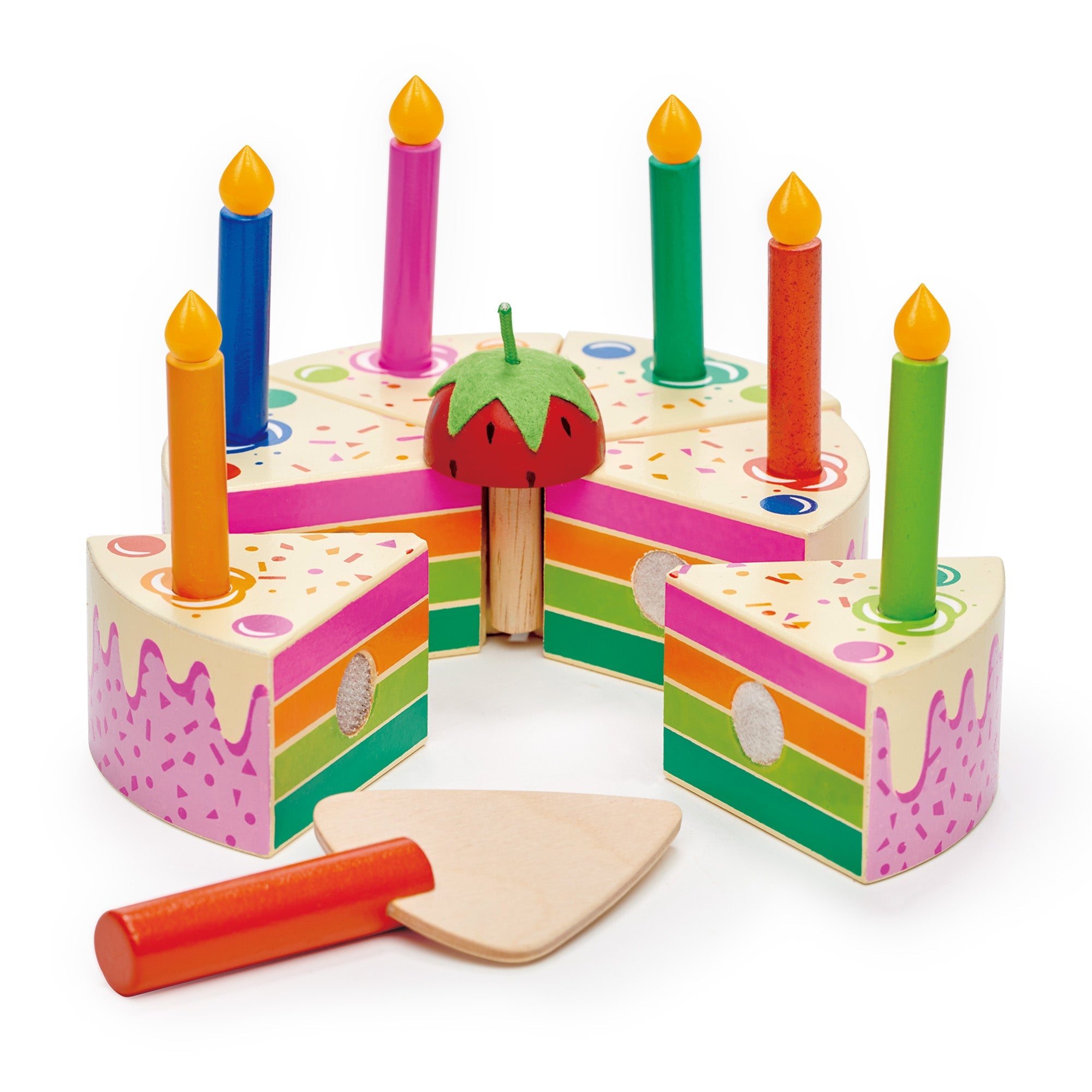 Tarta de cumpleaños arcoíris (Rainbow Birthday Cake) - foto 2