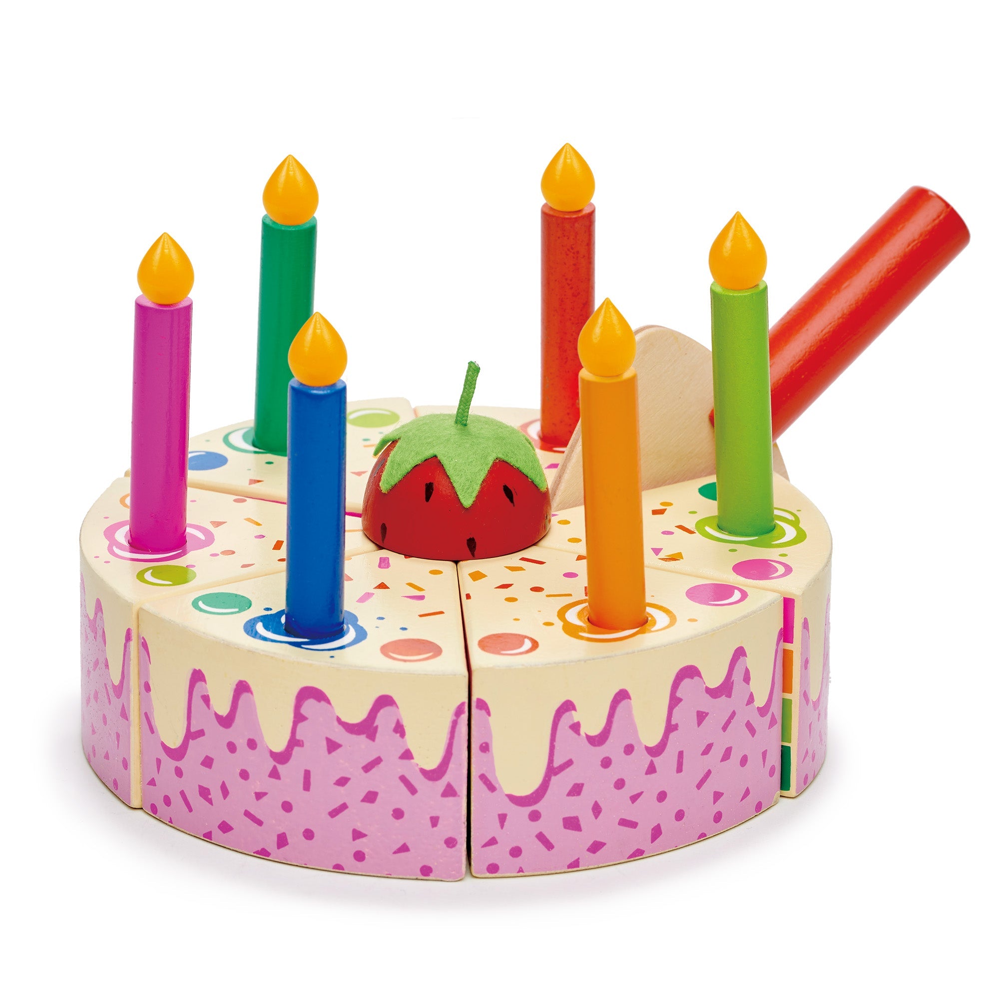 Tarta de cumpleaños arcoíris (Rainbow Birthday Cake)