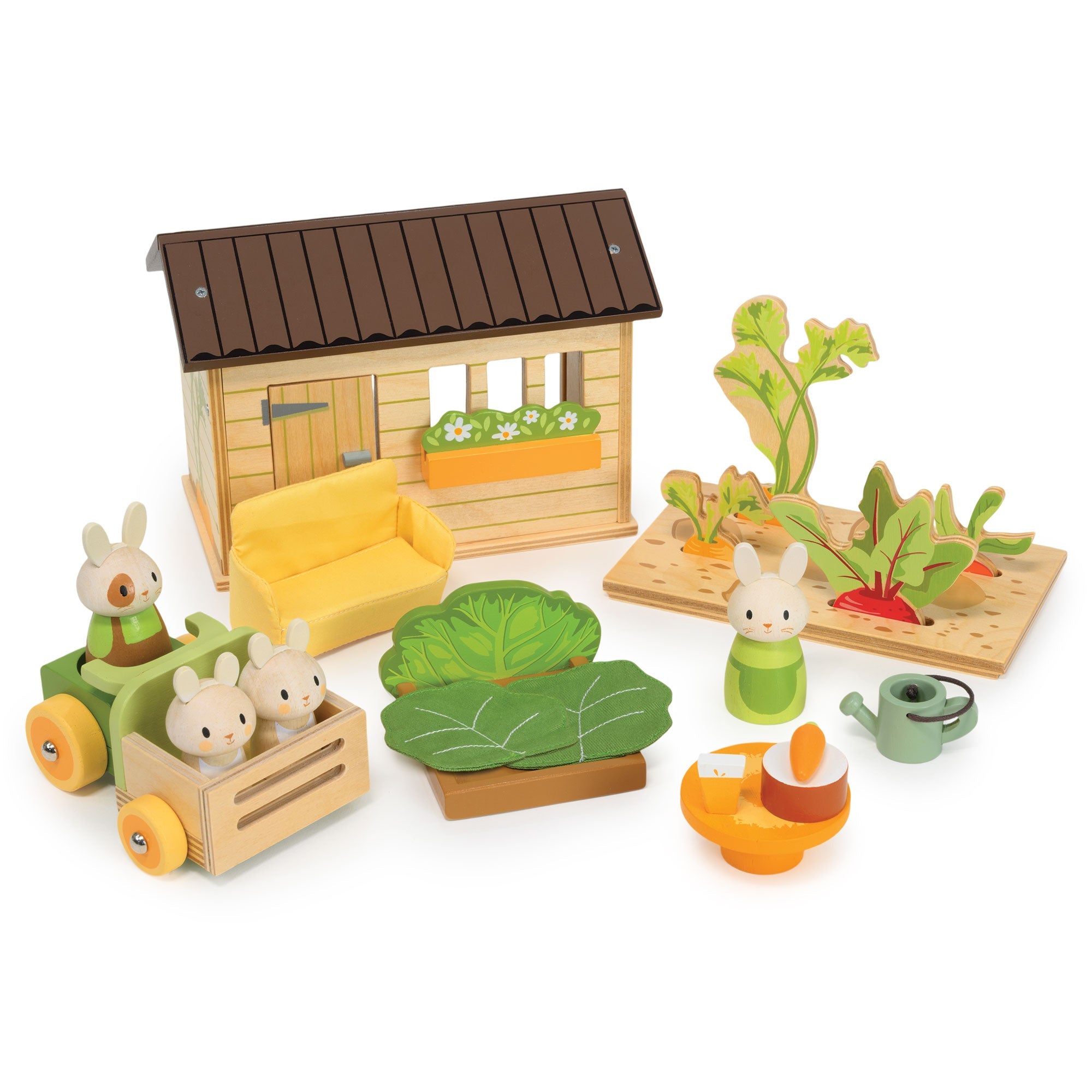 Cobertizo de conejos con huerto (Bunny's Carrot Patch)