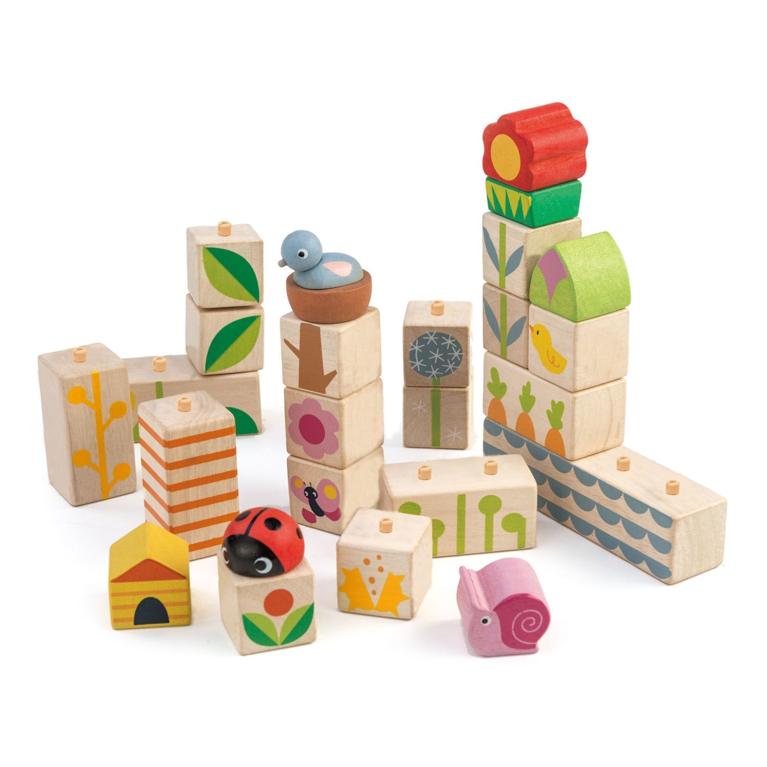 Set de 24 bloques de jardín (Garden Blocks)