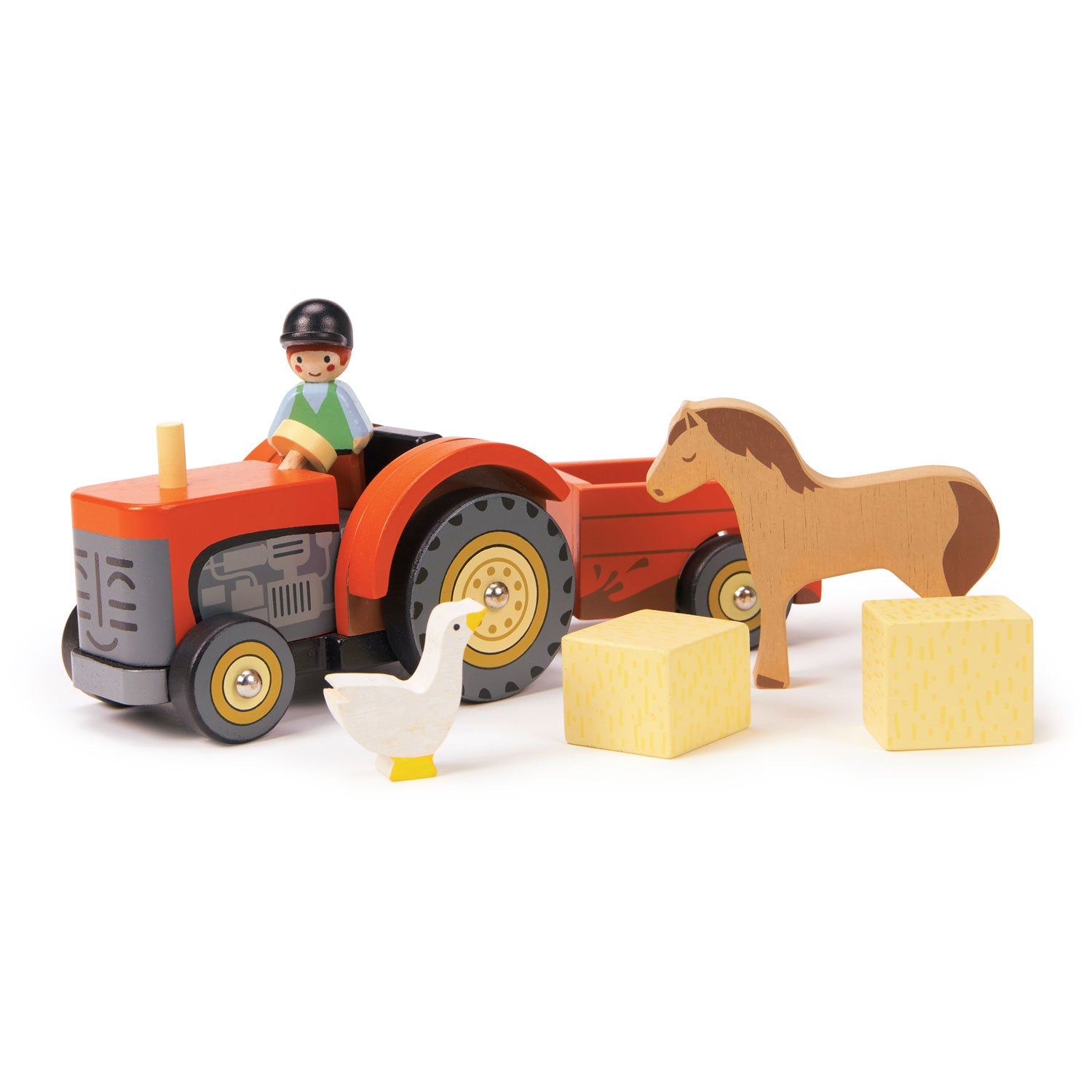 Tractor de granja con remolque (Farmyard Tractor)