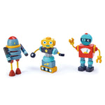 Set de 3 robots desmontables (Robot Construction)