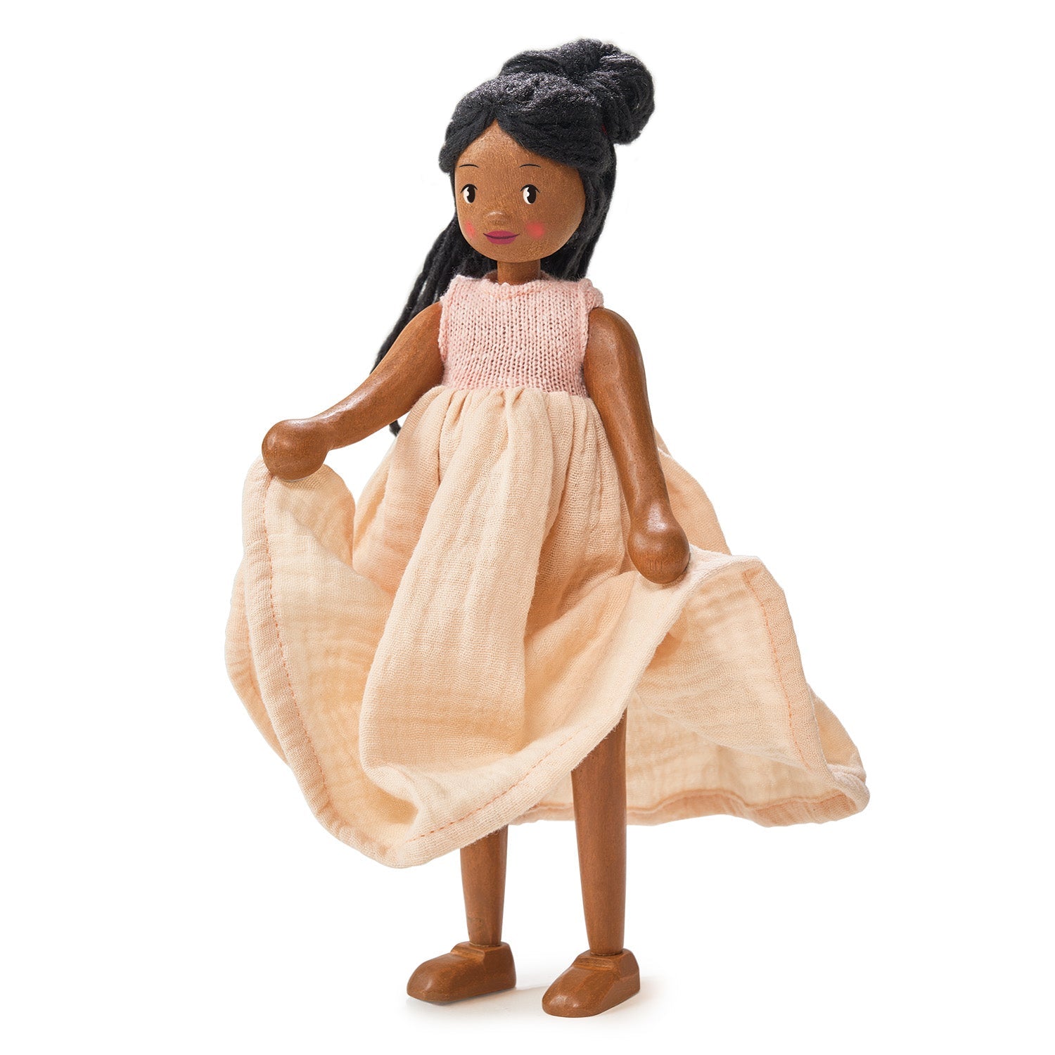 Muñeca Lola articulada (Lola Wooden Doll) - foto 2