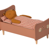 Wooden bed, Teddy mom - Rose