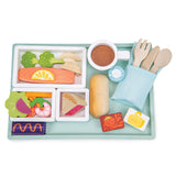 Bandeja de comida de avión