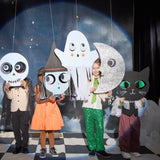 Adornos colgantes gigantes con personajes de Halloween (x 3)