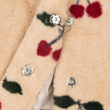 Fuzzie coat - Ma grande cerise