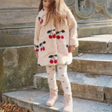 Fuzzie coat - Ma grande cerise