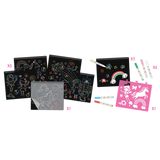 Pizarra & Block de Dibujo – Hadas & Arcoíris