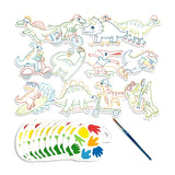 Playful Painters – Kit de Acuarelas Todo en Uno – Chills & Thrills Dinos