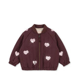 Juno Sequin Bomber Jacket - Decadent Chocolate