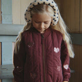 Juno Sequin Bomber Jacket - Decadent Chocolate