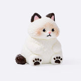 Chubby White Ragdoll Cat Taba Squishy