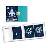 Set de tarjetas para rascar "Misión Cósmica"