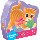 12-Pc Mini Puzzle - Cute Kitten