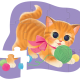 12-Pc Mini Puzzle - Cute Kitten
