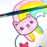 Playful Painters – Kit de Acuarelas Todo en Uno – Rainbow Cuties