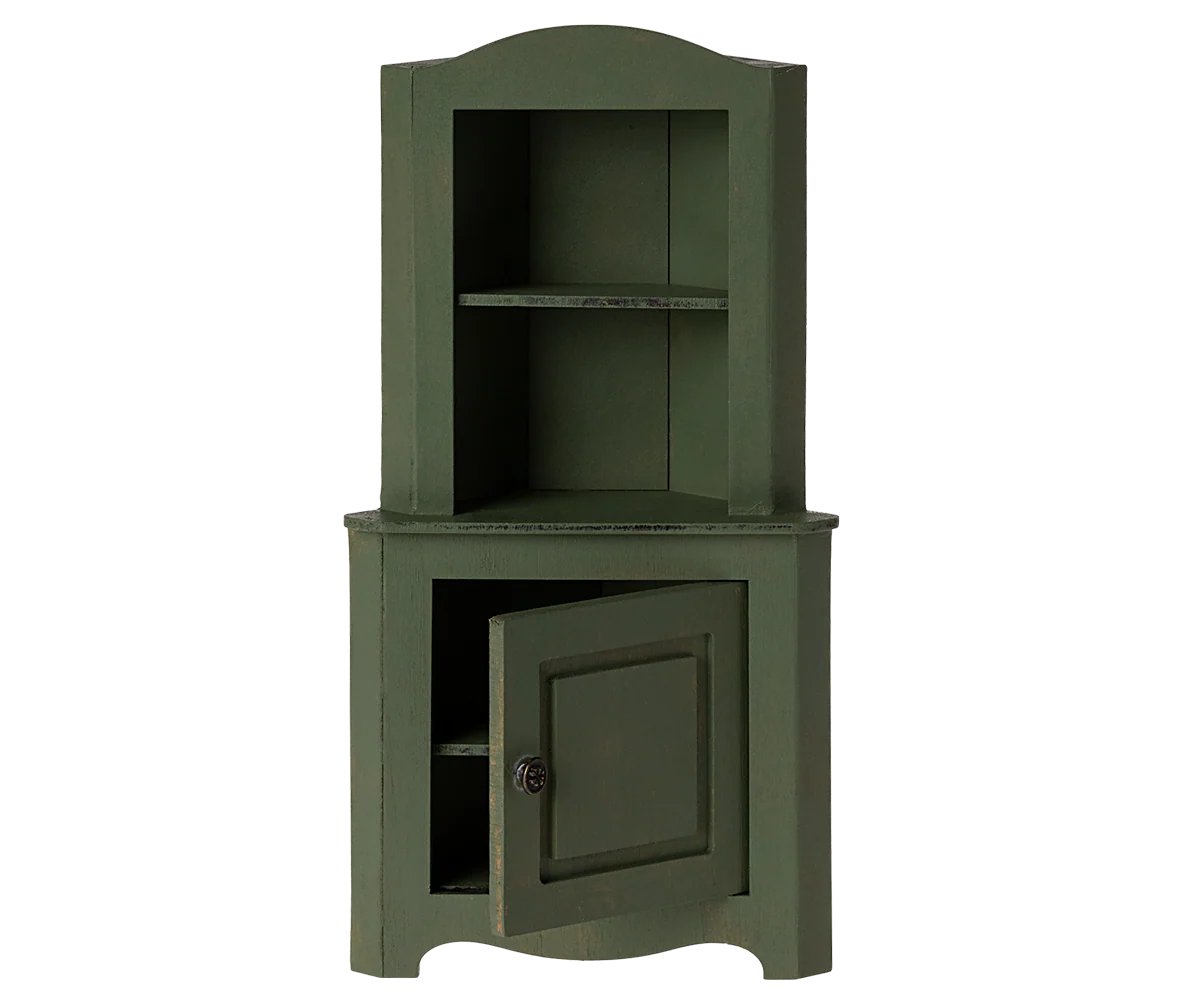 Corner Cabinet, Miniature - Dark Green - foto 2