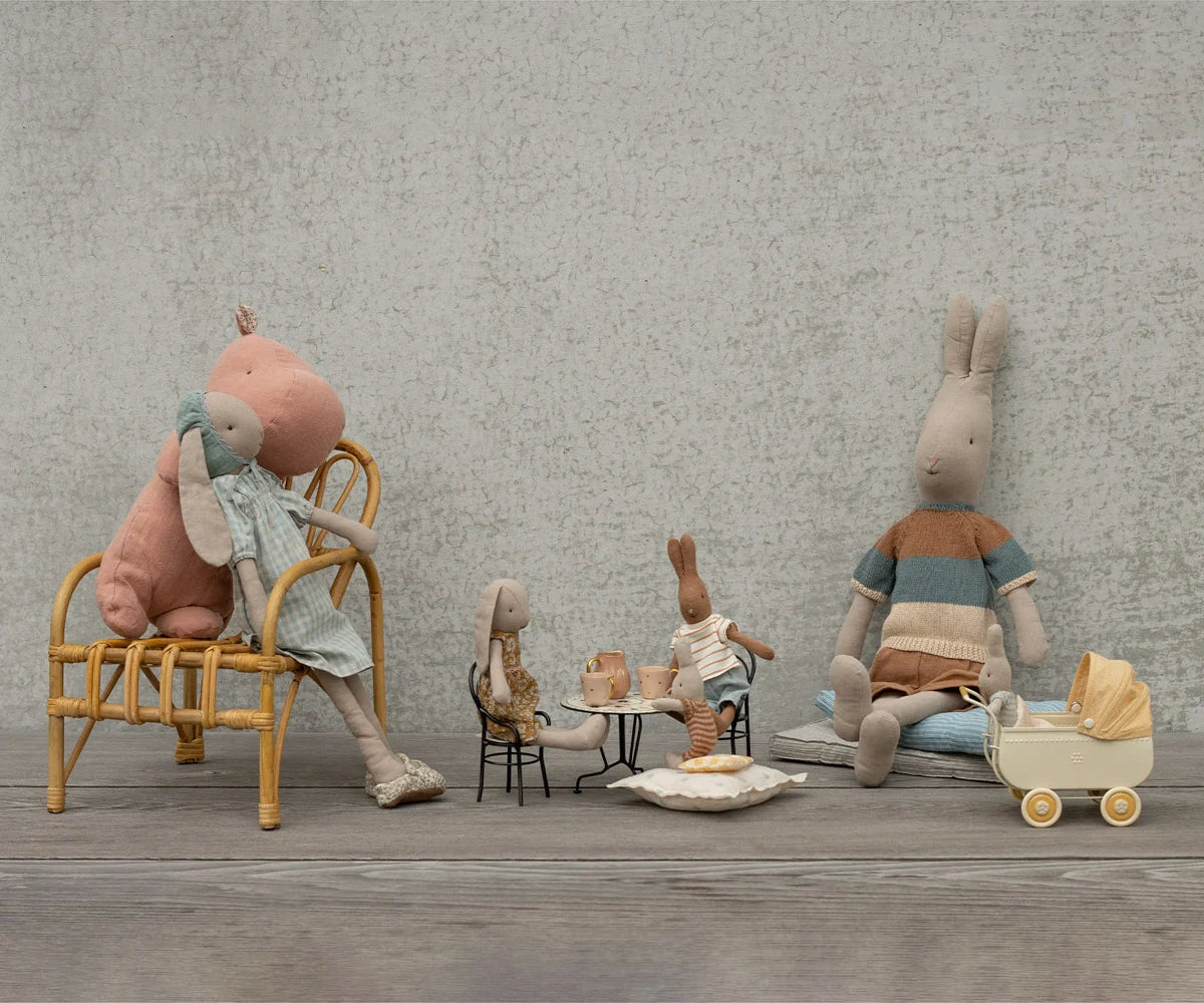 Miniature Dining Table, Set with 2 Chairs - foto 2
