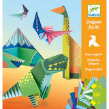 Kit de manualidades de papel para hacer origami de dinosaurios