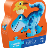 12-Piece Mini Puzzle - Dino Friends