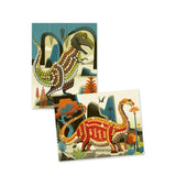 Kit de manualidades con mosaico de stickers - Dinosaurios