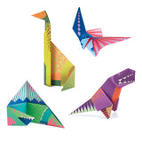 Kit de manualidades de papel para hacer origami de dinosaurios