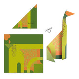 Kit de manualidades de papel para hacer origami de dinosaurios