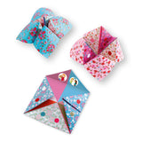 Kit de manualidades con papel de flores para hacer origami "Fortune Tellers"