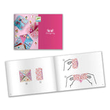 Kit de manualidades con papel de flores para hacer origami "Fortune Tellers"
