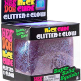 NeeDoh Glitter & Glow Nice Cube