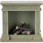 Fireplace, Miniature - Dusty green