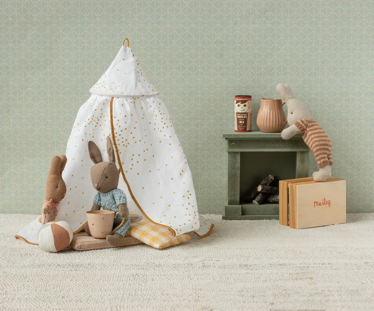 Fireplace, Miniature - Dusty green - foto 4