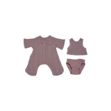 Dinkum Dolls Pointelle PJ Set Lavender