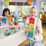 Magna-Tiles Rail Racers Deluxe set de 90 pzas