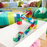 Magna-Tiles Rail Racers Deluxe set de 90 pzas