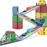 Magna-Tiles Rail Racers Deluxe set de 90 pzas
